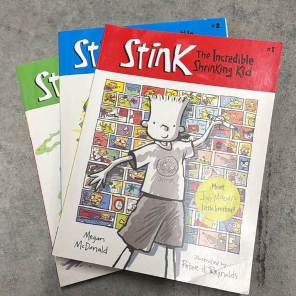 Stink Books 1-3 by Megan McDonald children’s books